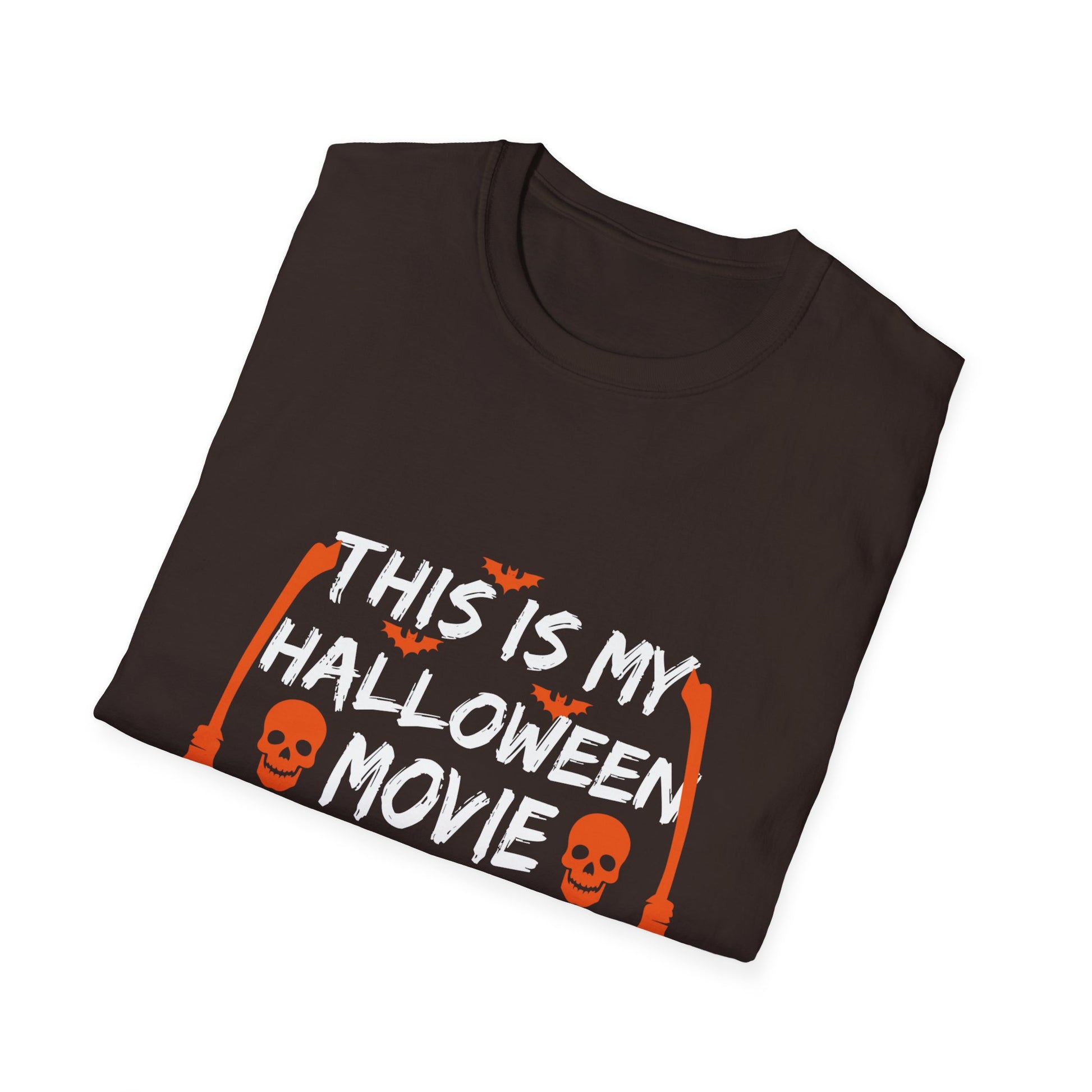 Halloween Movie Watching T-Shirt — "This Is My Halloween Movie Watching Shirt"