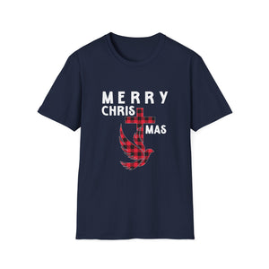 Christmas Plaid Dove T-Shirt — 