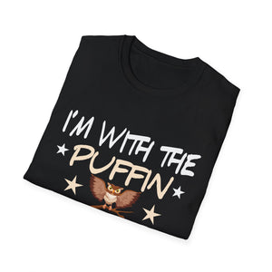 I'm With The Puffin T-Shirt — Cute Puffin Bird Graphic Tee for Bird Lovers