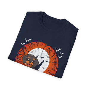 Funny Halloween Dog English Dachshund Halloween Tee