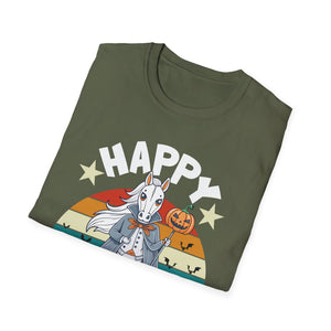 Happy Halloween Goat T-Shirt — Retro Pumpkin Costume Tee
