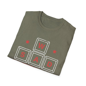 WASD It's What Moves Me - Funny PC Gamer Computer Nerd Unisex T-Shirt