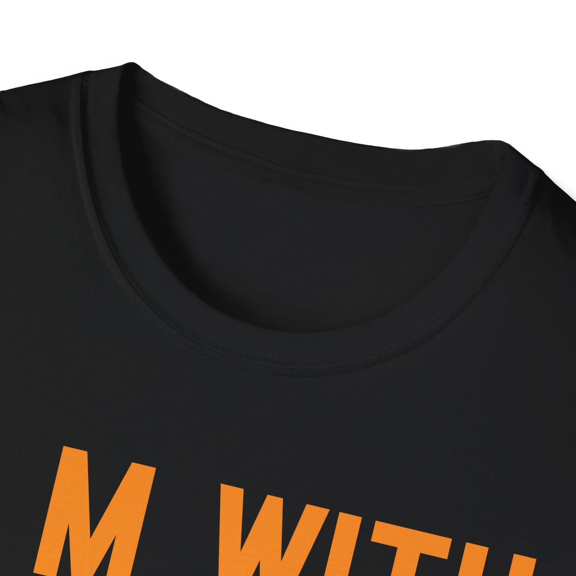 I'm With The Witch T-Shirt — Funny Halloween Couple Arrow Tee