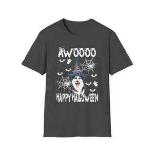 Husky Halloween Funny Siberian Husky Halloween Tee  Unisex Softstyle T-Shirt