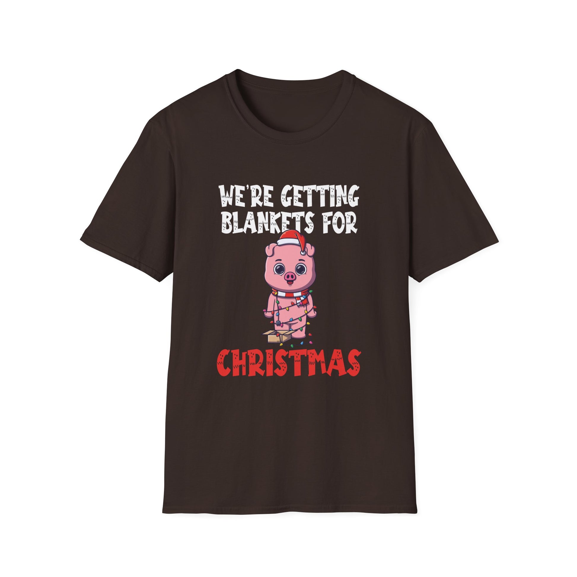 Funny Festive Pigs in Blankets Christmas Unisex T-Shirt