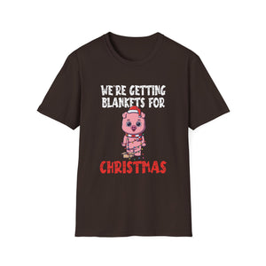 Funny Festive Pigs in Blankets Christmas Unisex T-Shirt