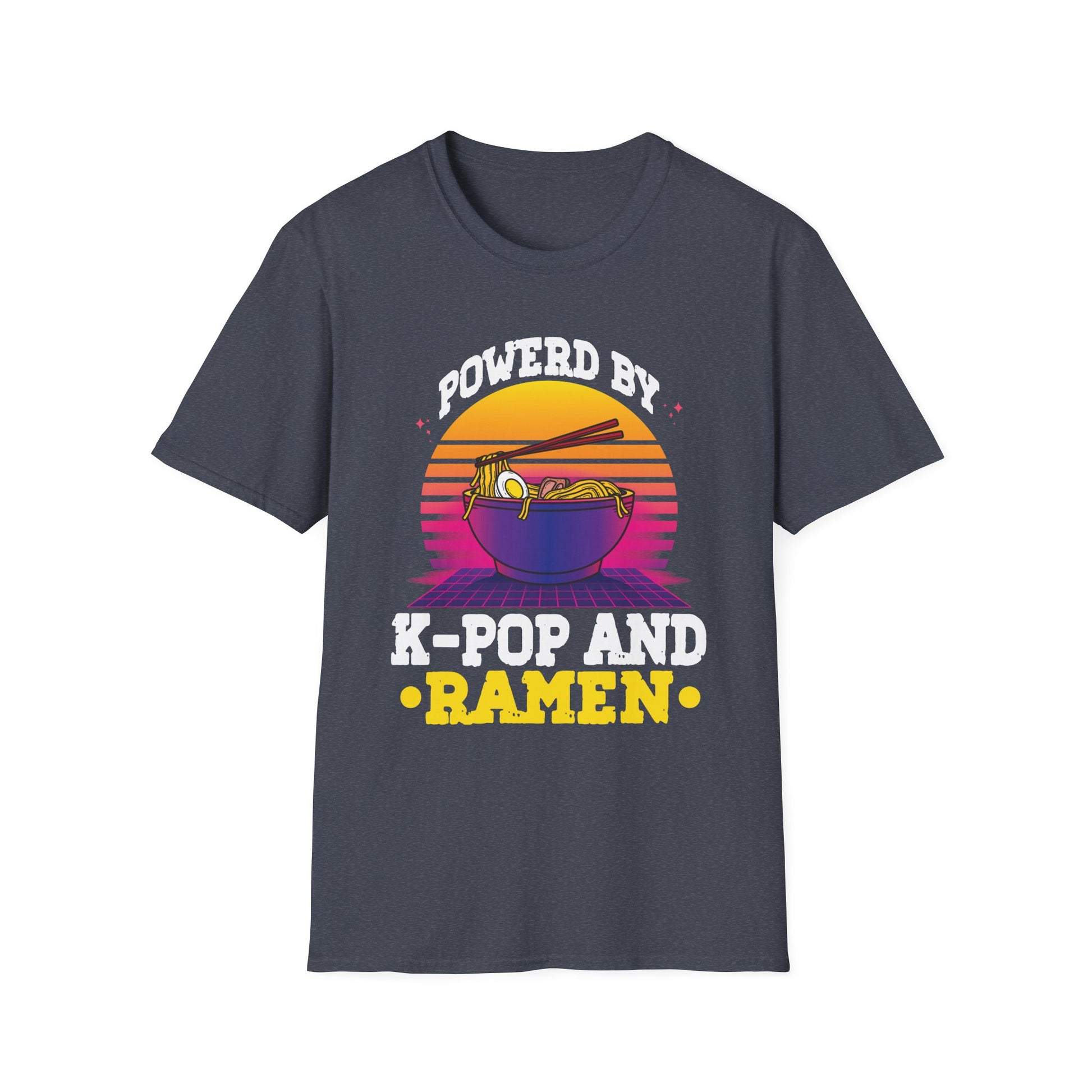 Powered by K-pop and Ramen Kpop Merch Merchandise Unisex T-Shirt