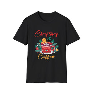 Christmas And Coffee Gingerbread Christmas Unisex T-Shirt