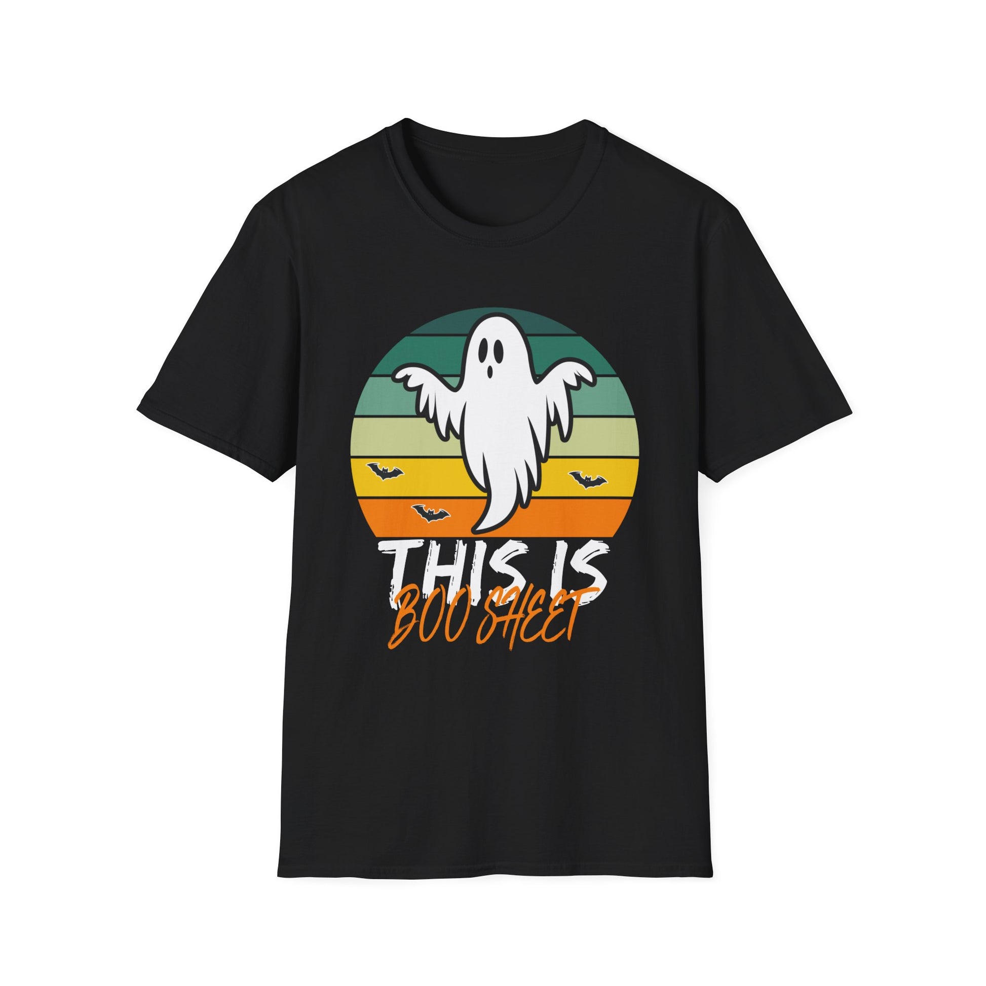 Halloween Ghost T-Shirt — "This Is Boo Sheet" Retro Vintage Tee