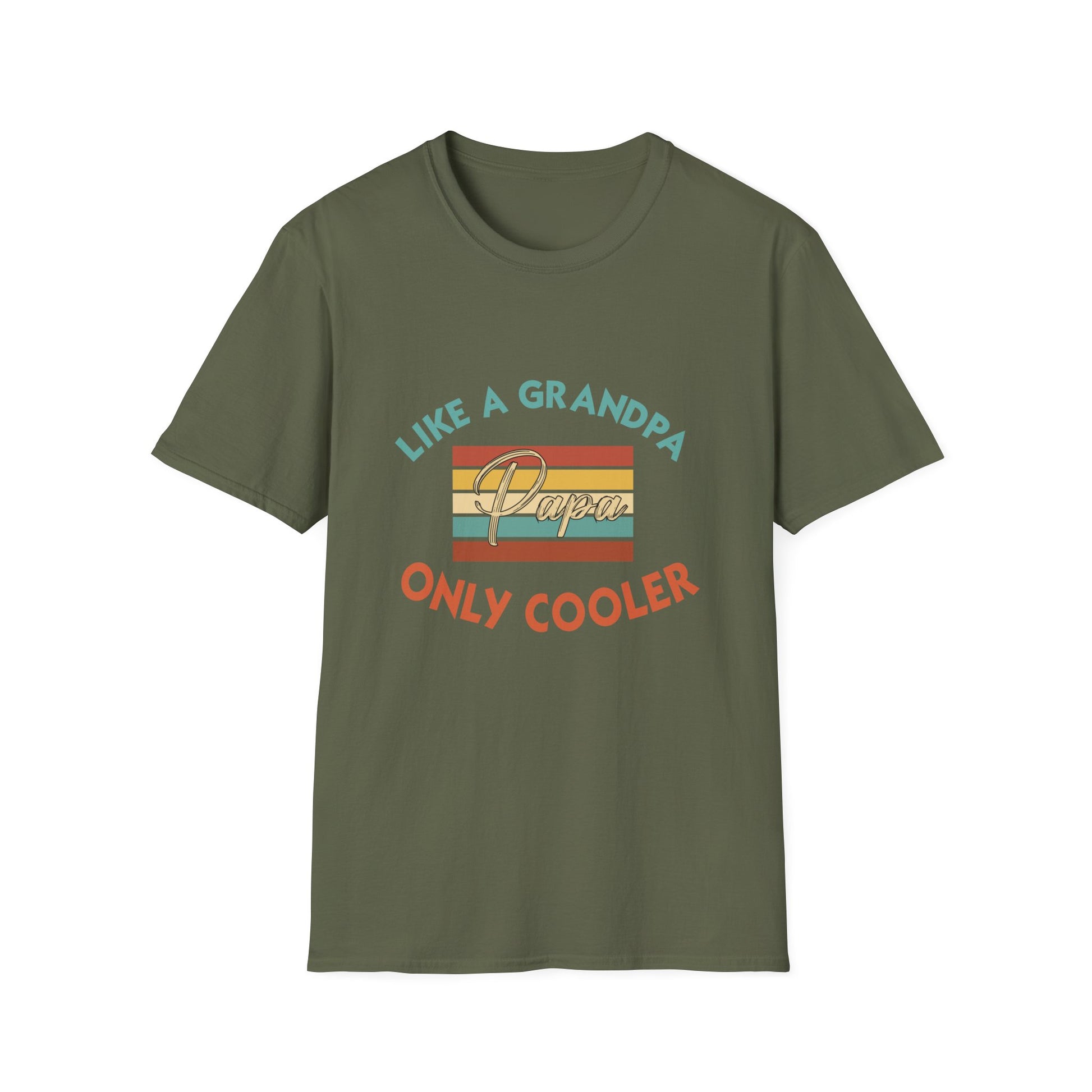 Cool Grandpa Retro Tee – "Like a Grandpa, Only Cooler" Graphic T-Shirt