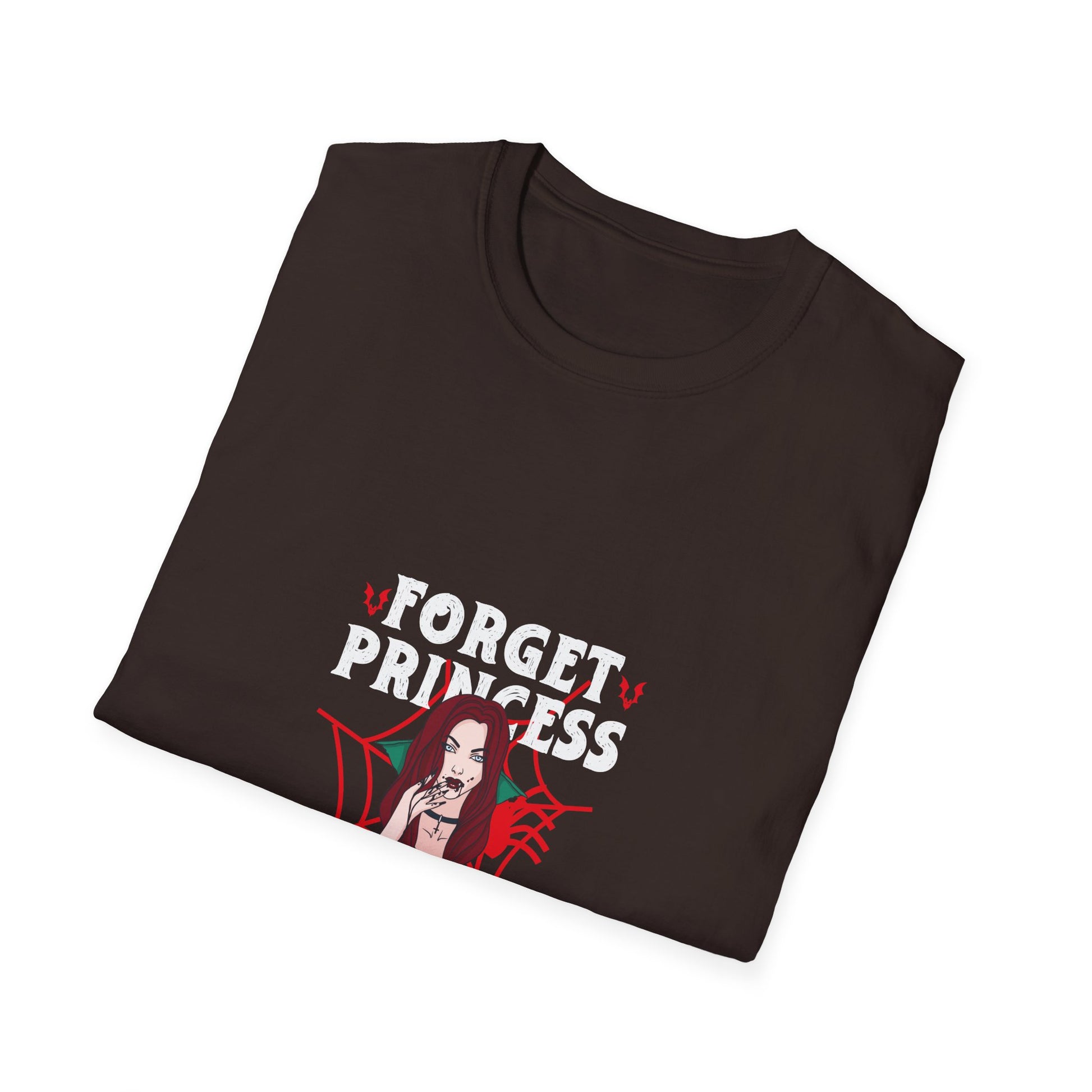 Forget Princess I Want To Be A Vampire T-Shirt — Gothic Vampire Graphic Tee