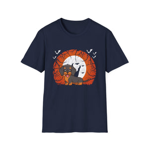 Funny Halloween Dog English Dachshund Halloween Tee