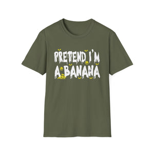 Pretend I'm a Banana T-Shirt — Funny Banana Graphic Tee, Cute Fruit Joke Shirt