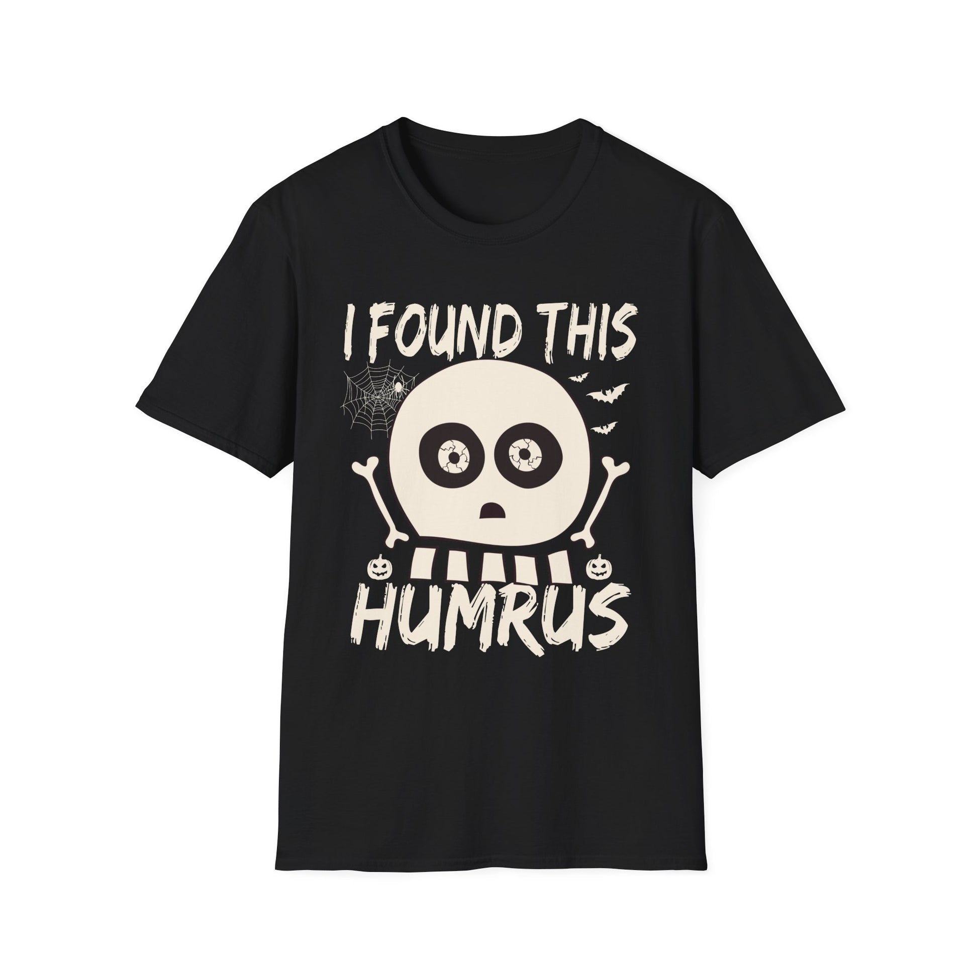 I Found This Humrus Skull T-Shirt — Funny Halloween Pun Tee