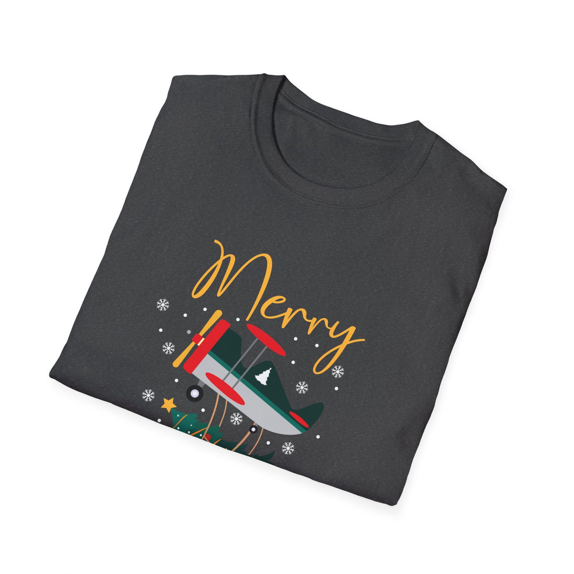 Christmas Merry Snowmobile T-Shirt