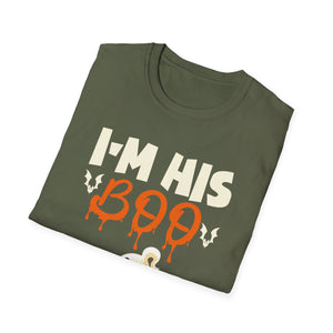 'M His Boo - Halloween Costume - Halloween TeeUnisex Softstyle T-Shirt
