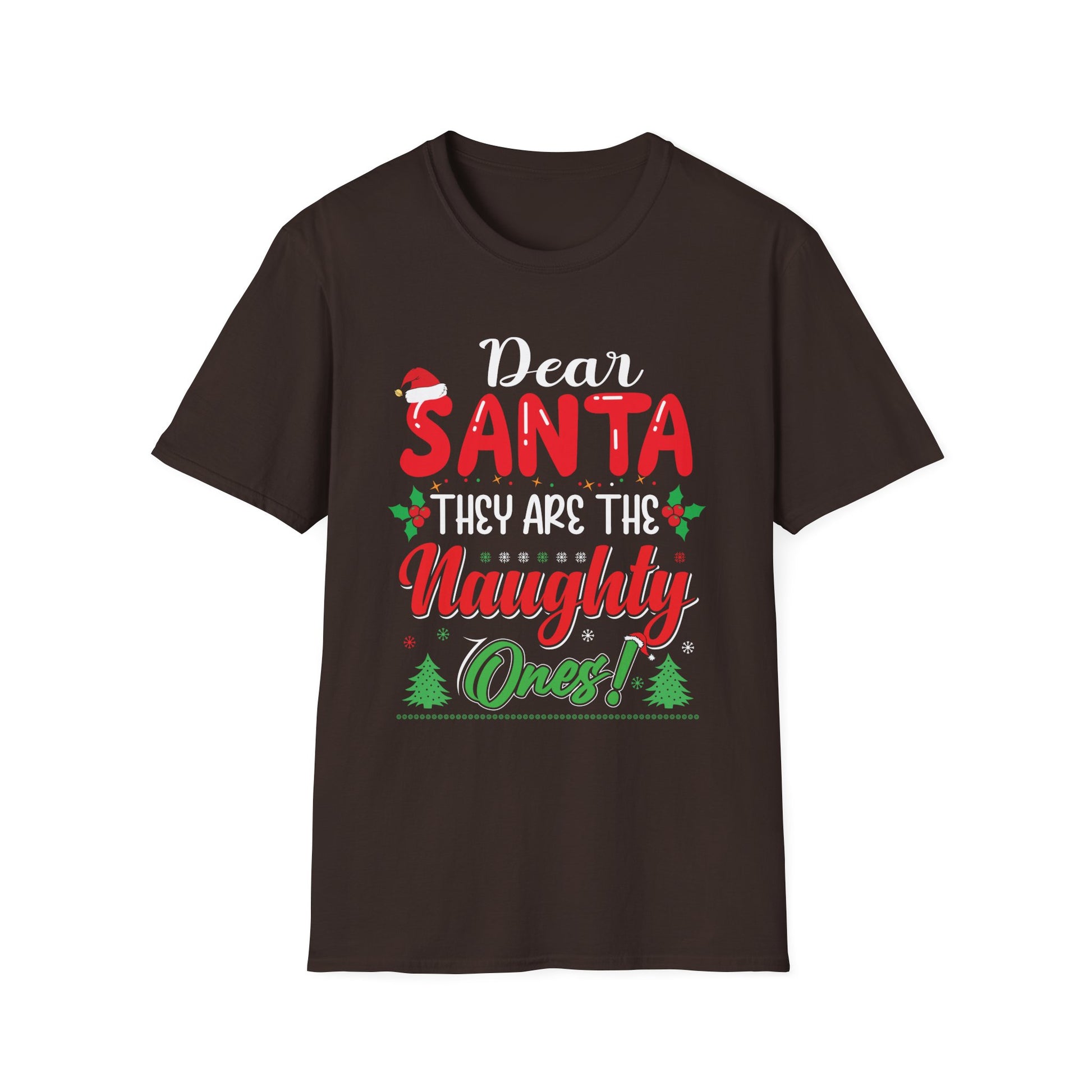 Dear Santa They Are The Naughty Ones Christmas T-Shirt