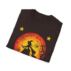 Everyday Is Halloween T-Shirt — Witch Silhouette Sunset Halloween Tee