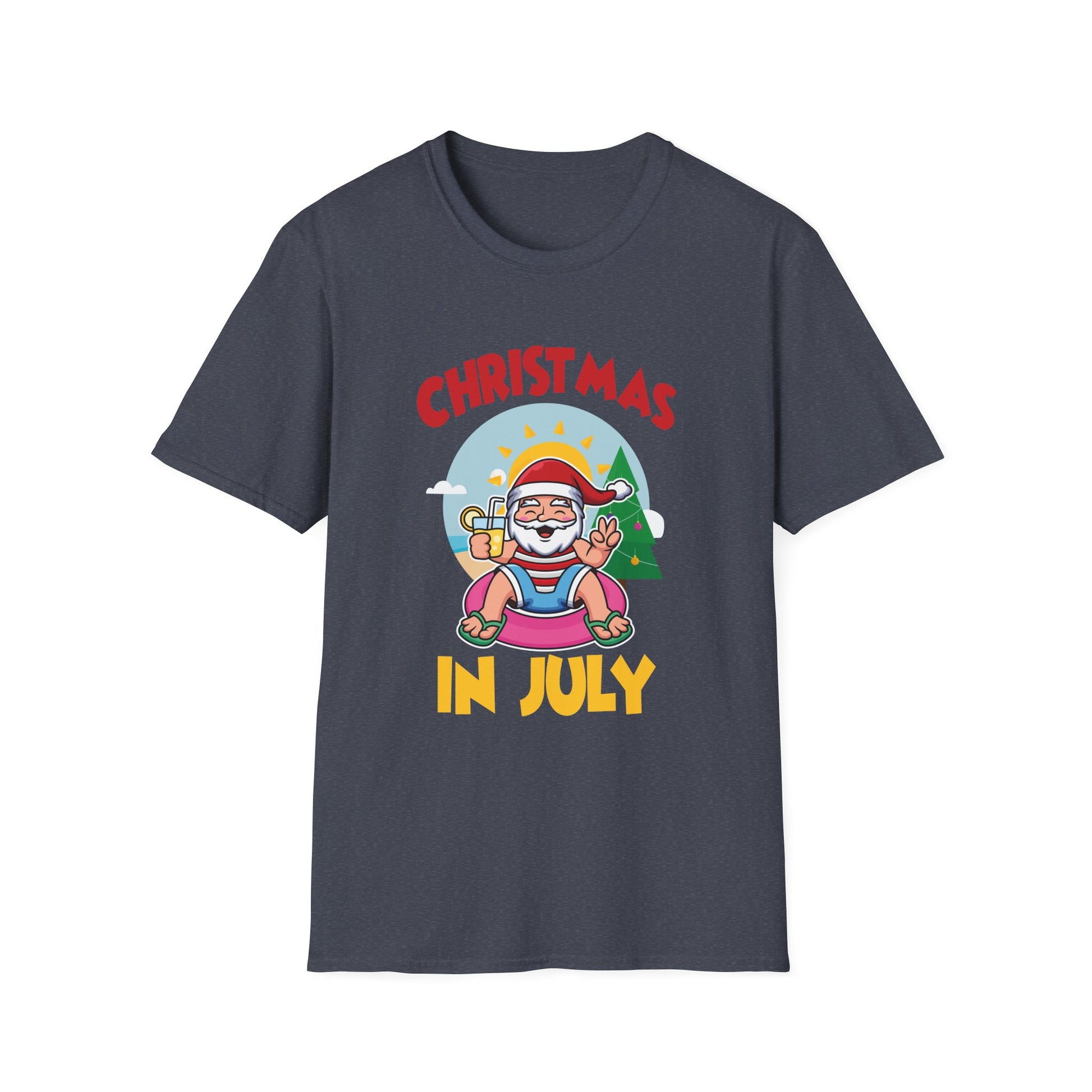 Christmas in July funny santa xmas for Sommer Christmas Unisex T-Shirt