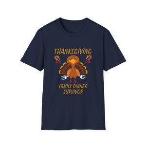 Thanksgiving Family Dinner Survivor  Unisex T-Shirt