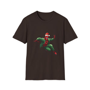 Spider Hero Holiday T-Shirt — Festive Superhero Graphic