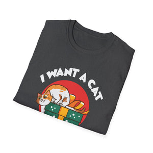 Christmas Cat Cats For All Christmas Cats Unisex T-Shirt