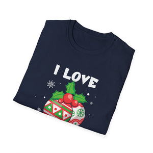 Christmas Balls Graphic T-Shirt — I Love Christmas Balls Holiday Tee