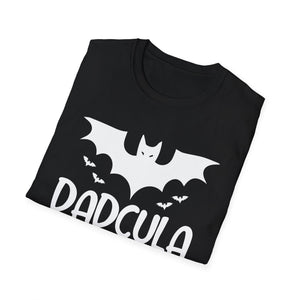 Dadcula T-Shirt — Halloween Dad Bat Design