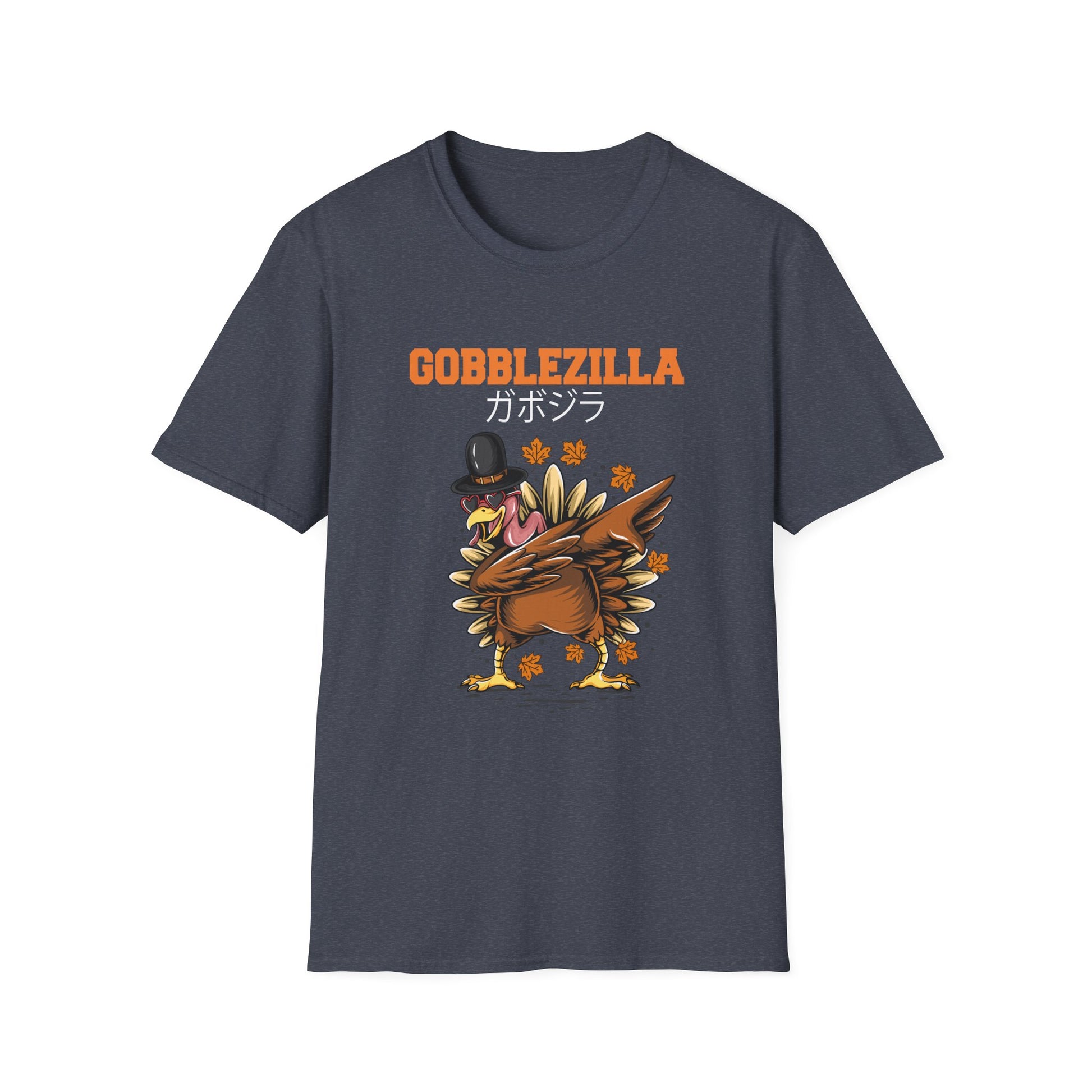 Gobblezilla Turkey T-Shirt — Funny Thanksgiving Graphic Tee  Unisex T-Shirt