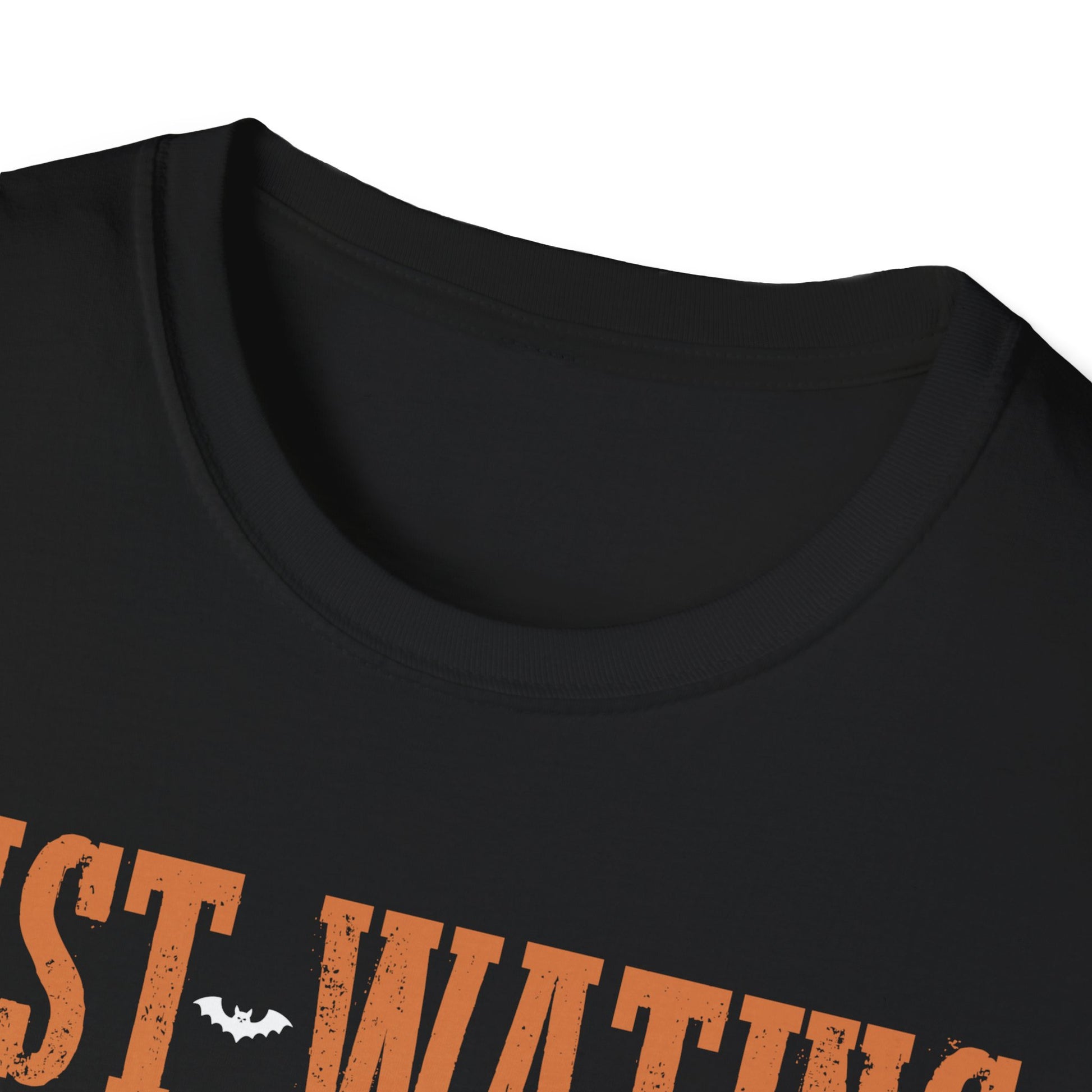 Halloween Skeleton Palm Tree T-Shirt — "Just Waiting Halloween" Graphic Tee