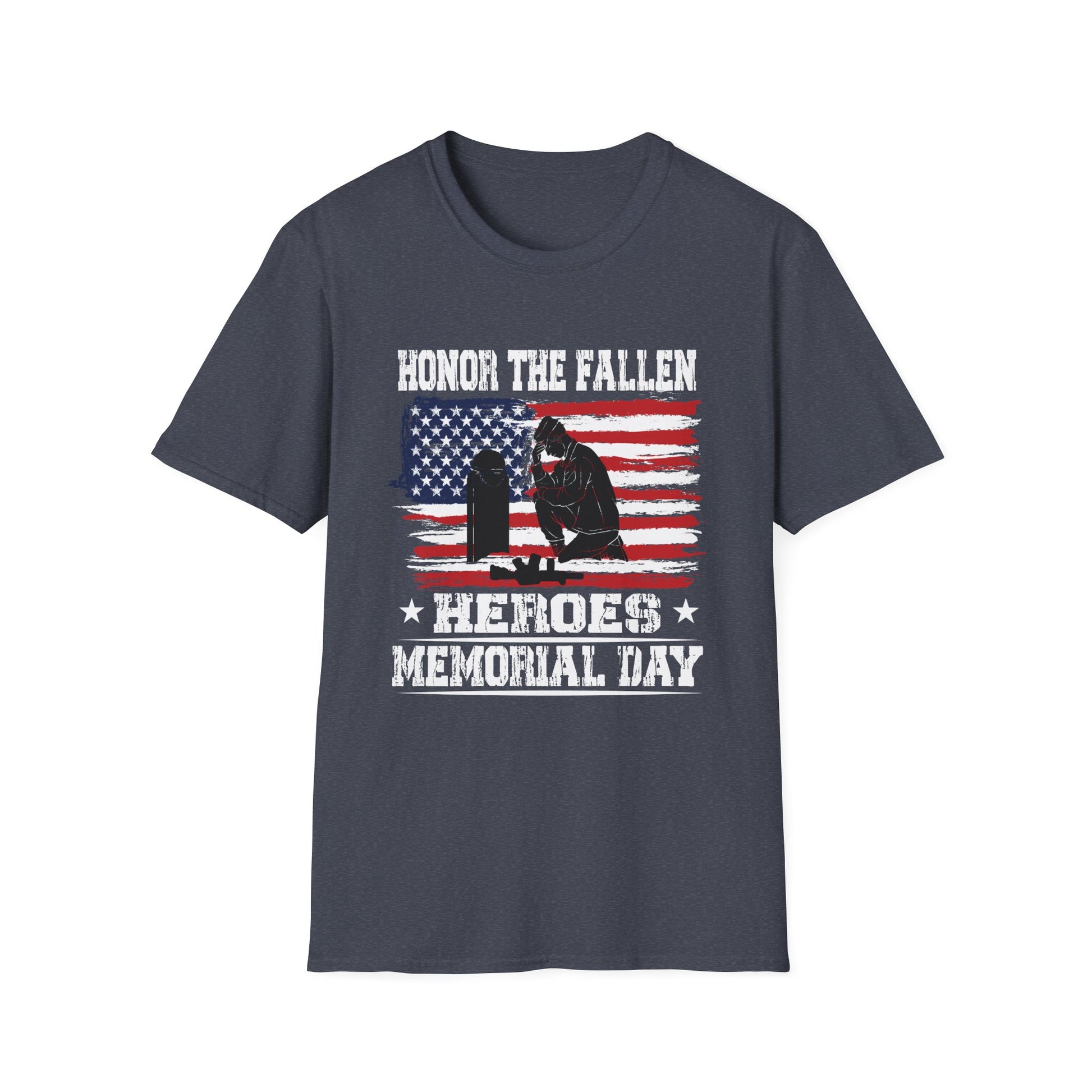 Honor The Fallen Heroes Memorial Day Veteran Military Unisex T-Shirt