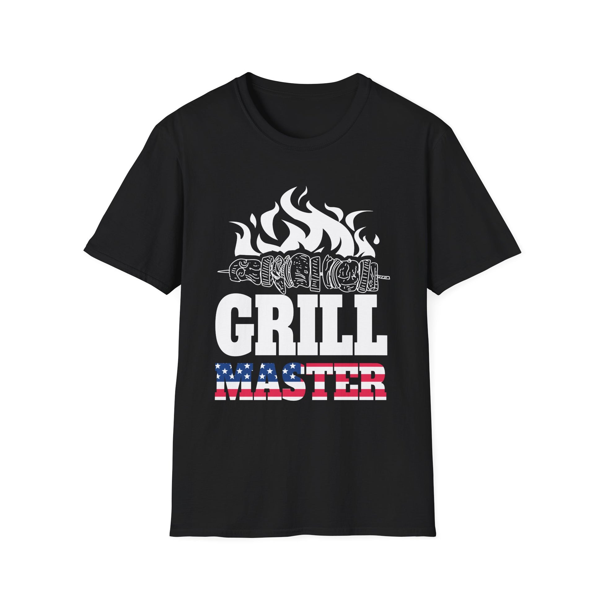 Grill Master T‑Shirt — Patriotic BBQ Grillmaster Tee