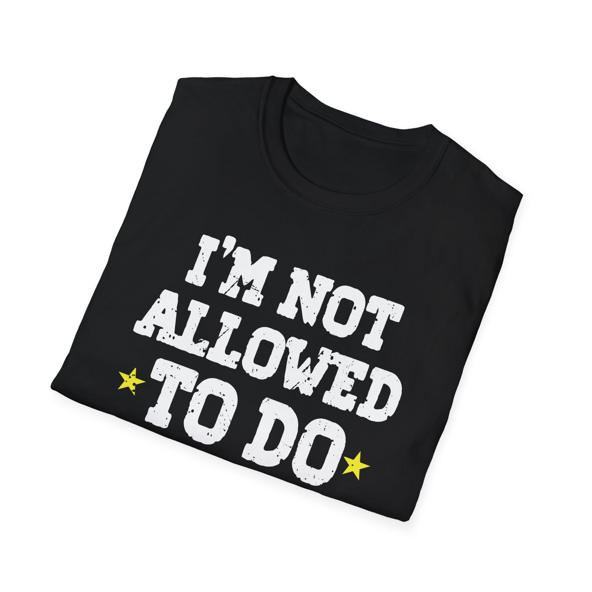 Not allowed to do shots funny alcohol slogan tequila party Unisex Shirt