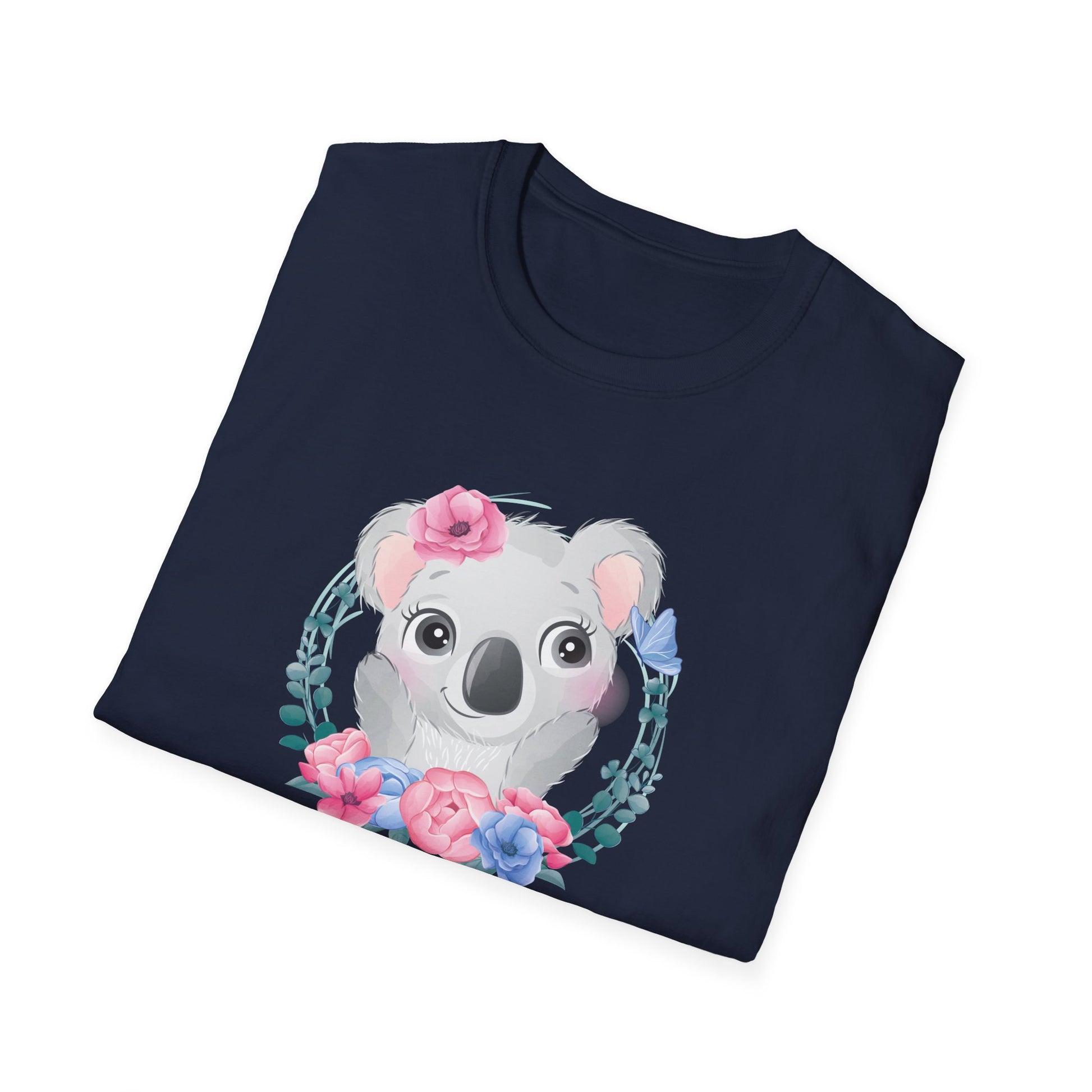 Birthday Girl Koala T-Shirt — Cute Floral Kids' Birthday Tee