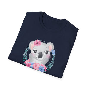 Birthday Girl Koala T-Shirt — Cute Floral Kids' Birthday Tee