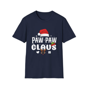 Paw Paw Claus Christmas Santa Family Matching Pajamas Xmas T-Shirt