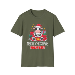 Christmas Cow T-Shirt — 