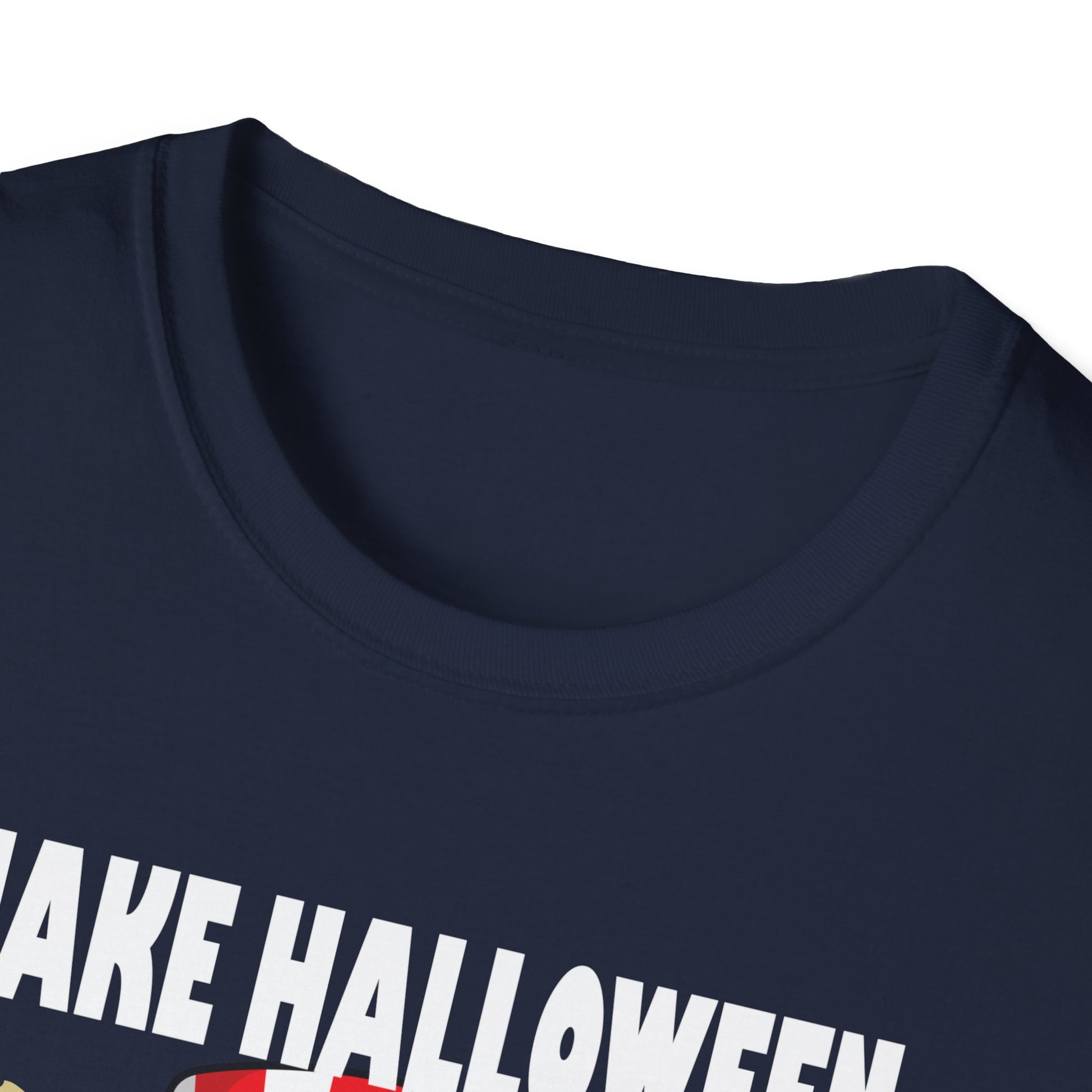 Make Halloween Scary Again T-Shirt — Patriotic Uncle Sam Cat Halloween Tee