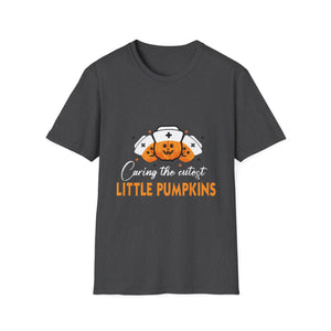 Pumpkin Nurse T-Shirt — Caring the Cutest Little Pumpkins Halloween Tee