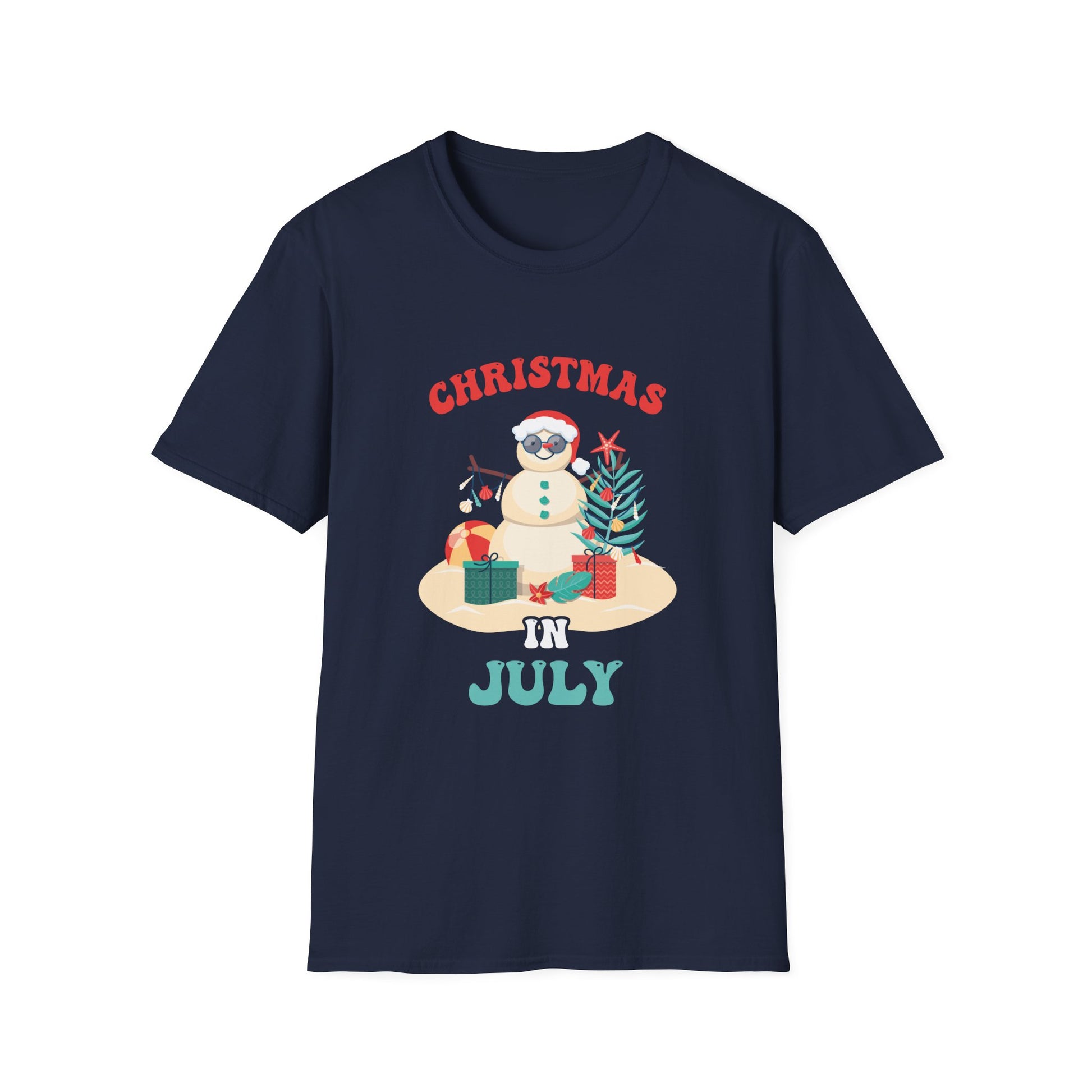 Christmas in July Shirt Snowman Christmas Unisex T-Shirt