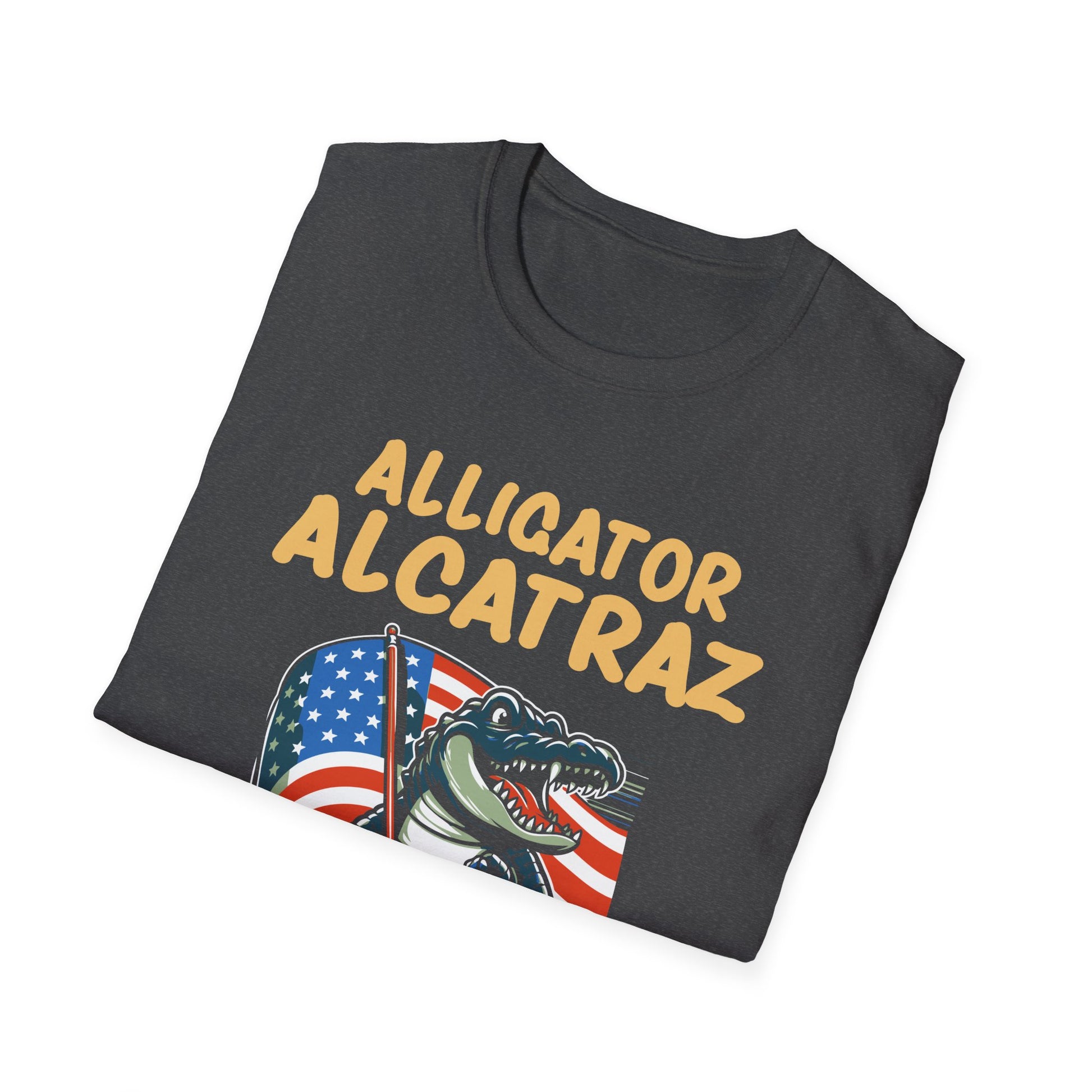 Alligator Alcatraz T-Shirt — Patriotic Gator Graphic Tee
