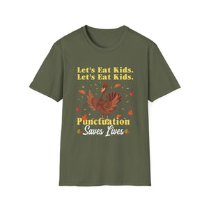 Punctuation Saves Lives T-Shirt — 