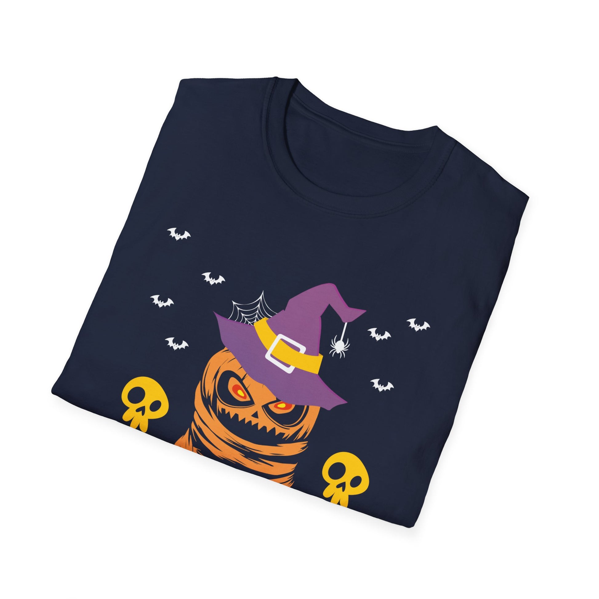Halloween 2025 Ghost Trick or Treat Outfit Halloween Party  Unisex Softstyle T-Shirt