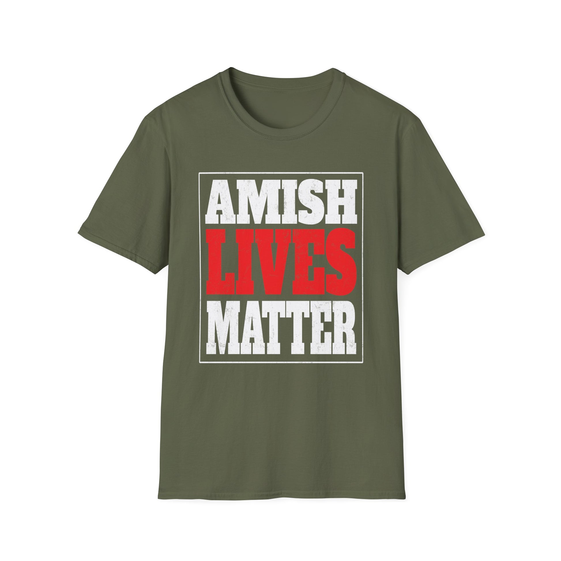 T-Shirt — "Amish Lives Matter" Bold Statement Tee