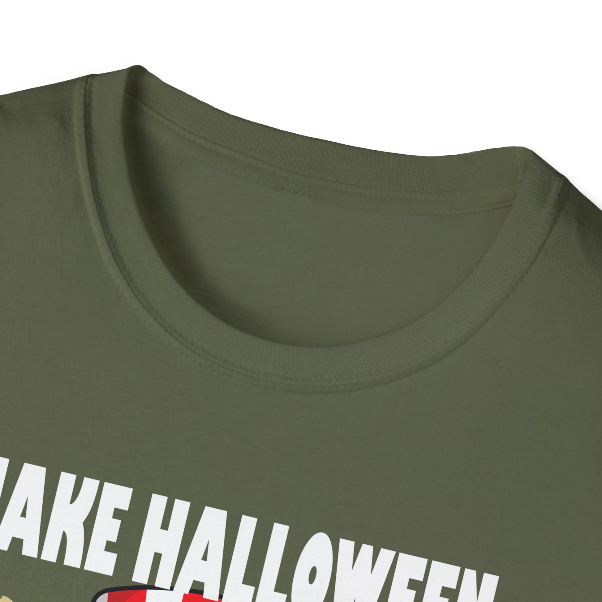 Make Halloween Scary Again T-Shirt — Patriotic Uncle Sam Cat Halloween Tee