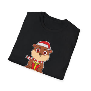 Beaver Christmas Cutie Beaver Christmas T-Shirt Unisex T-Shirt