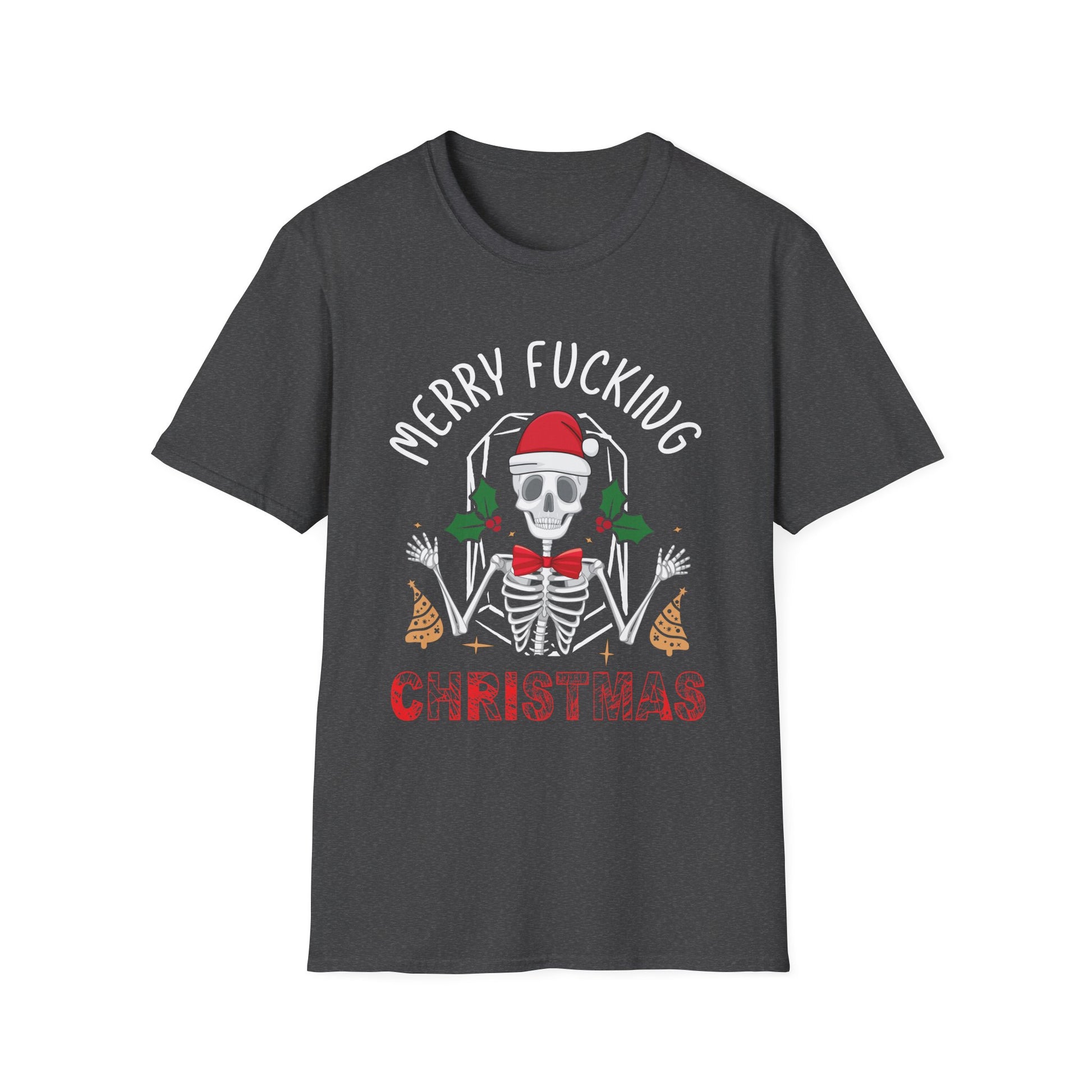 Merry Fucking Christmas Adult Offensive Christmas Unisex Softstyle T-Shirt