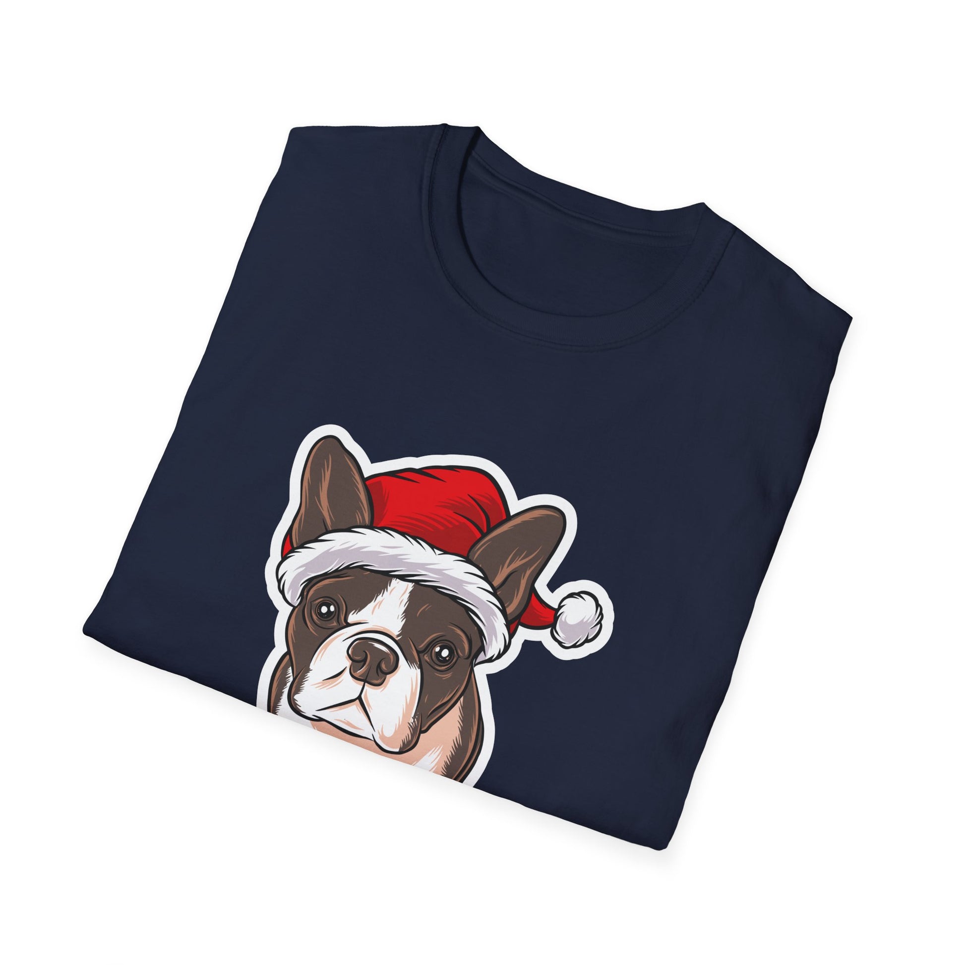 Christmas French Bulldog Outfit Santa Christmas Unisex T-Shirt