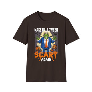 Funny Trump Halloween MAKE HALLOWEEN SCARY AGAIN Unisex Softstyle T-Shirt