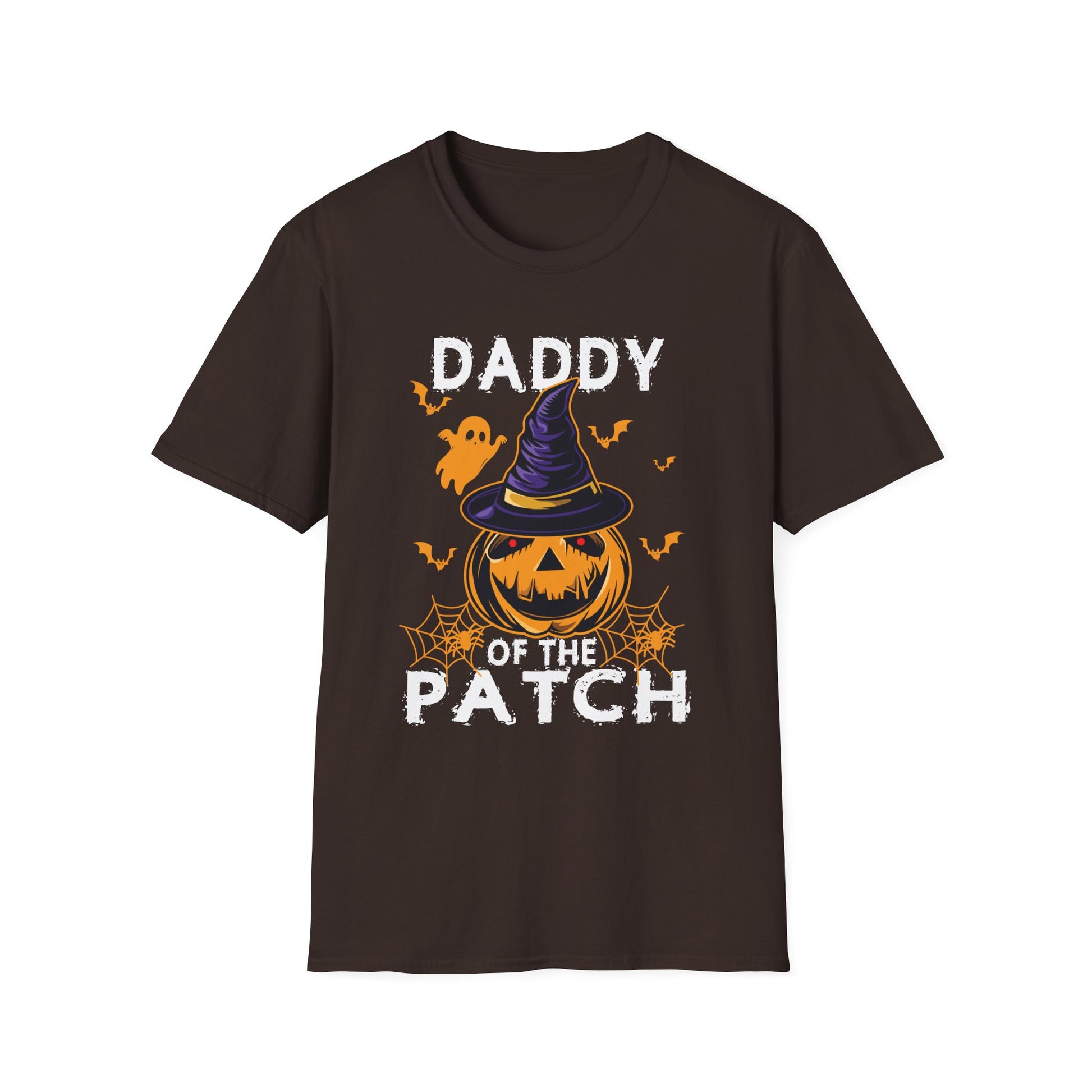 Daddy Halloween Costume Funny Pumpkin Family Halloween Tee Unisex Softstyle T-Shirt